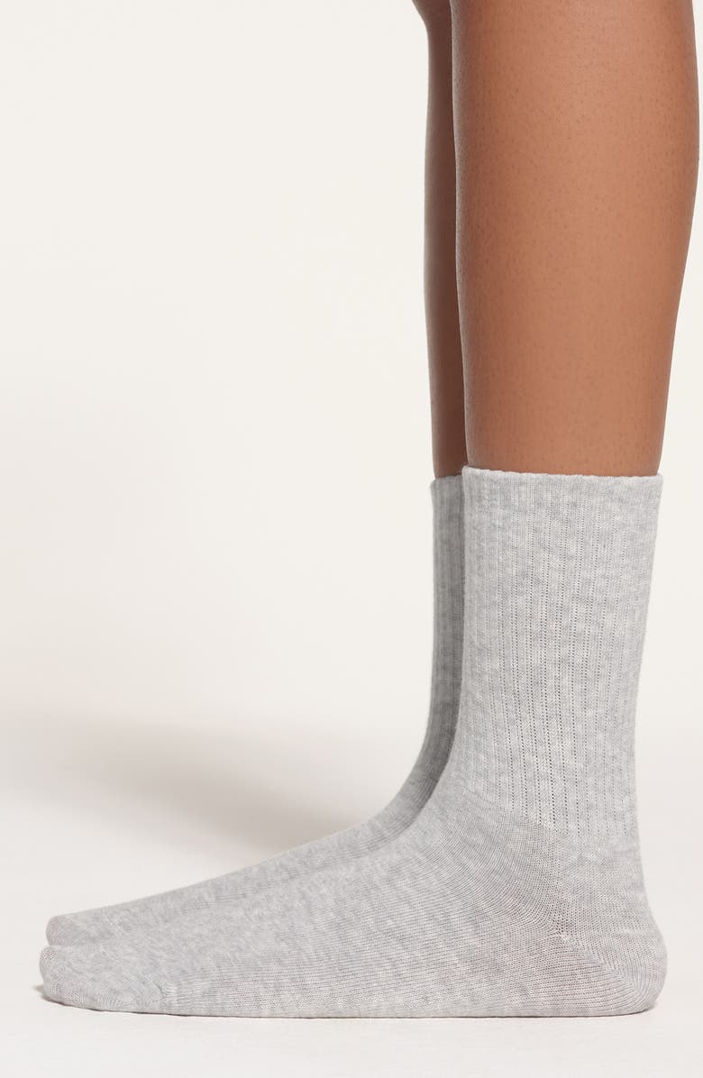 SKIMS 5-Pack Cotton Blend Sport Socks, Alternate, color, 