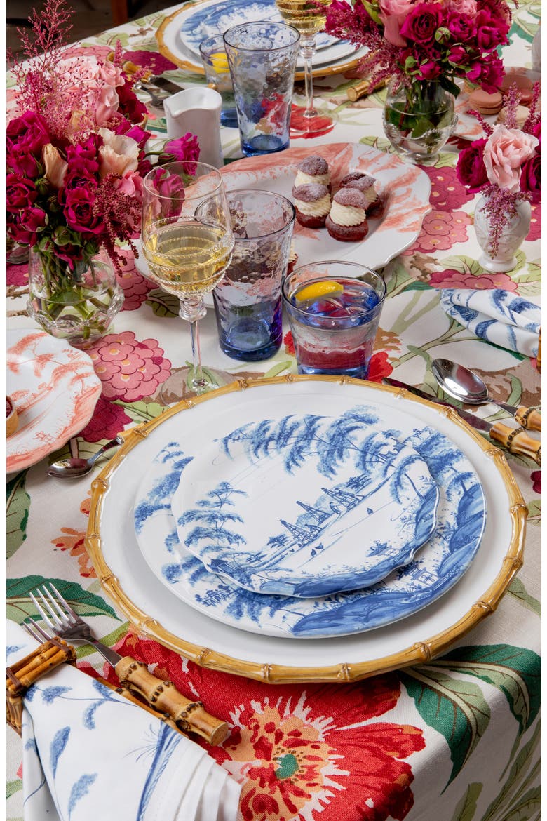 Country Estate Dinner Plate, Alternate, color, DELFT BLUE