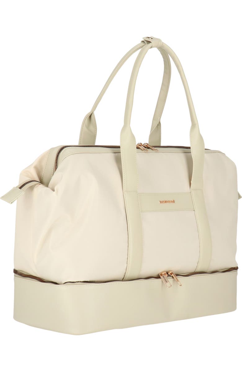 Roberto Cavalli Travel Drop Bottom Nylon Duffle Bag, Alternate, color,