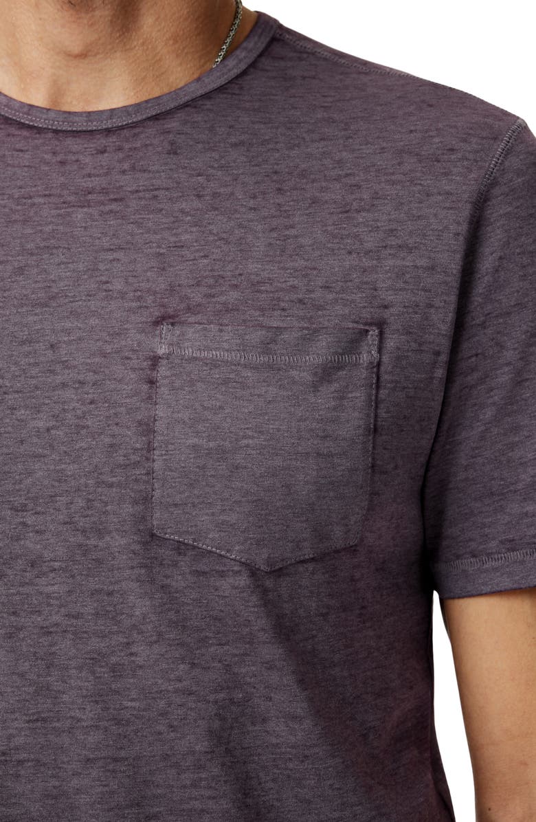 John Varvatos Bond Burnout Pocket T-Shirt, Alternate, color, 