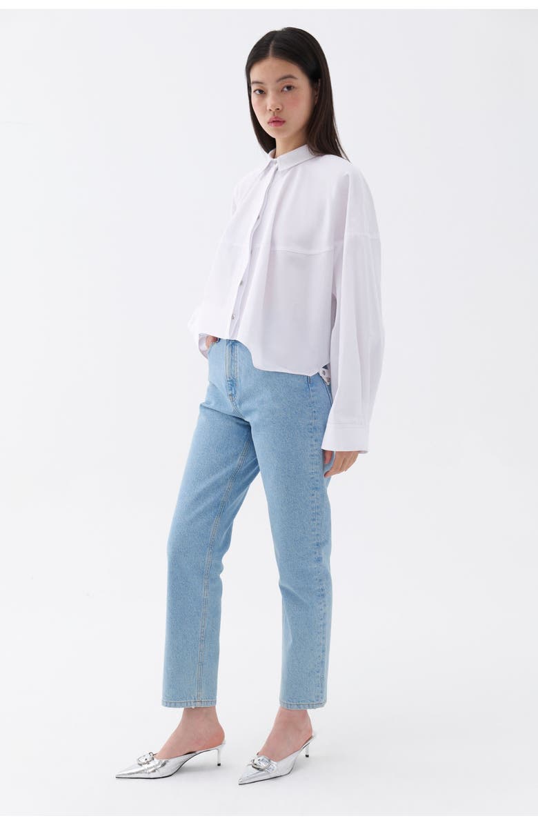 Nocturne Oversized Button-Up Shirt, Alternate, color, 