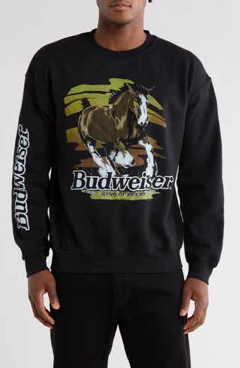 Junk Food Budweiser Crewneck Graphic Sweatshirt
