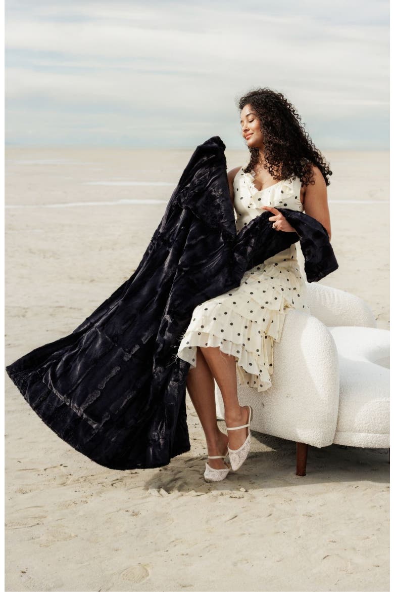 Sorbet Black Blanket, Alternate, color, Black