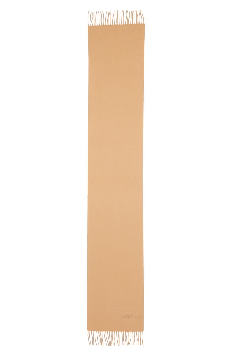 Lost Pattern Lost in Warmth Cashmere Scarf, Alternate, color, Khaki