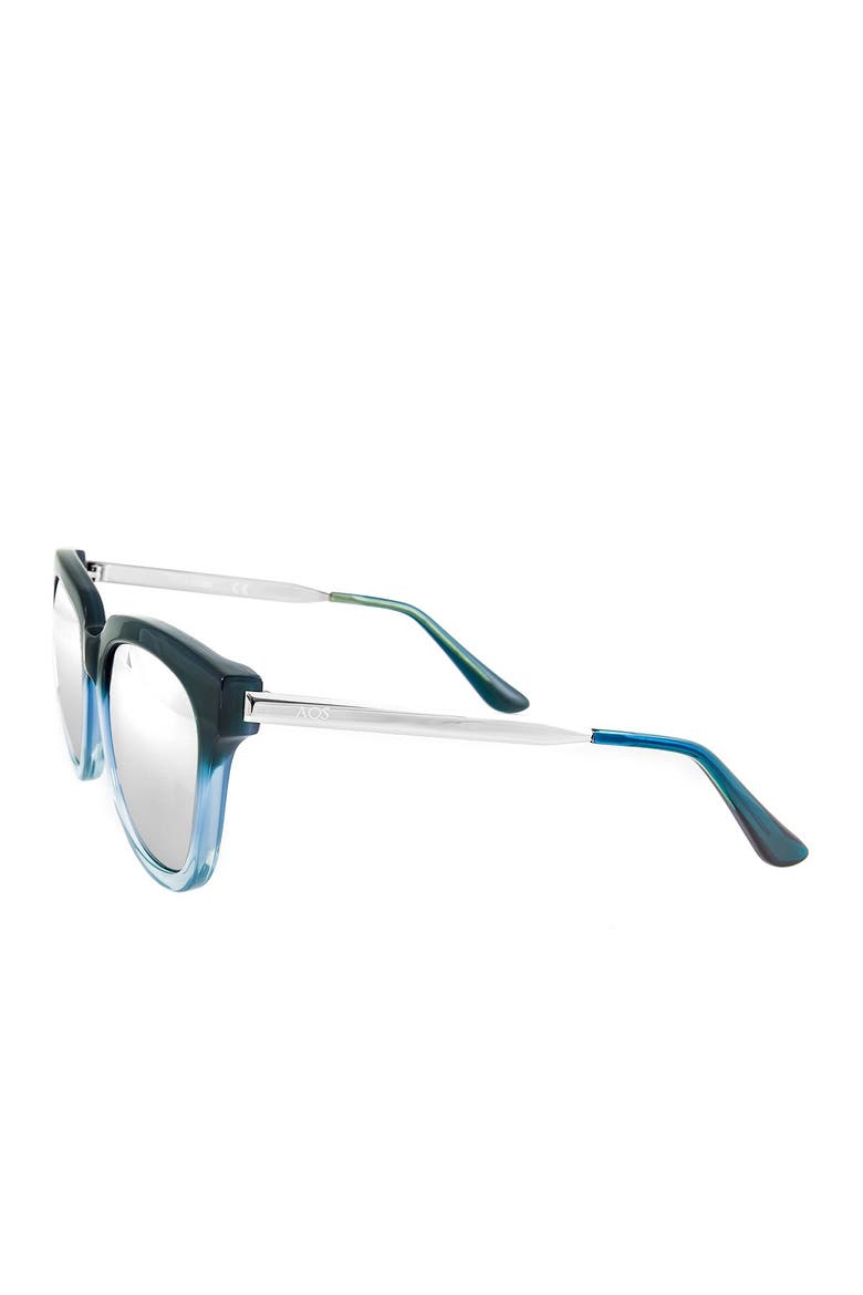Piper 55mm Square Sunglasses, Alternate, color, AQUA/TEAL