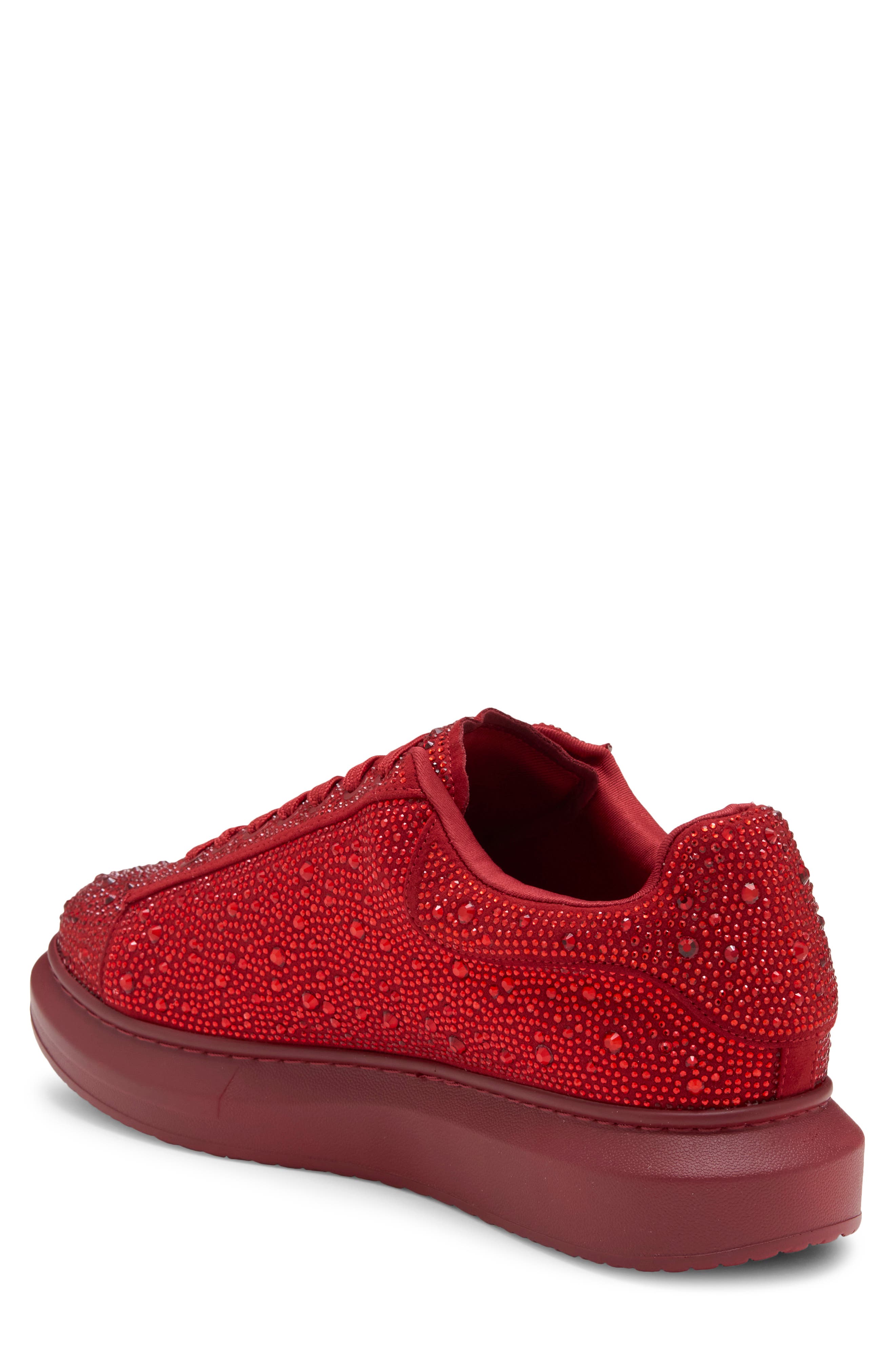 Icebergg Rhinestone Sneaker, Alternate, color, RED MULTI