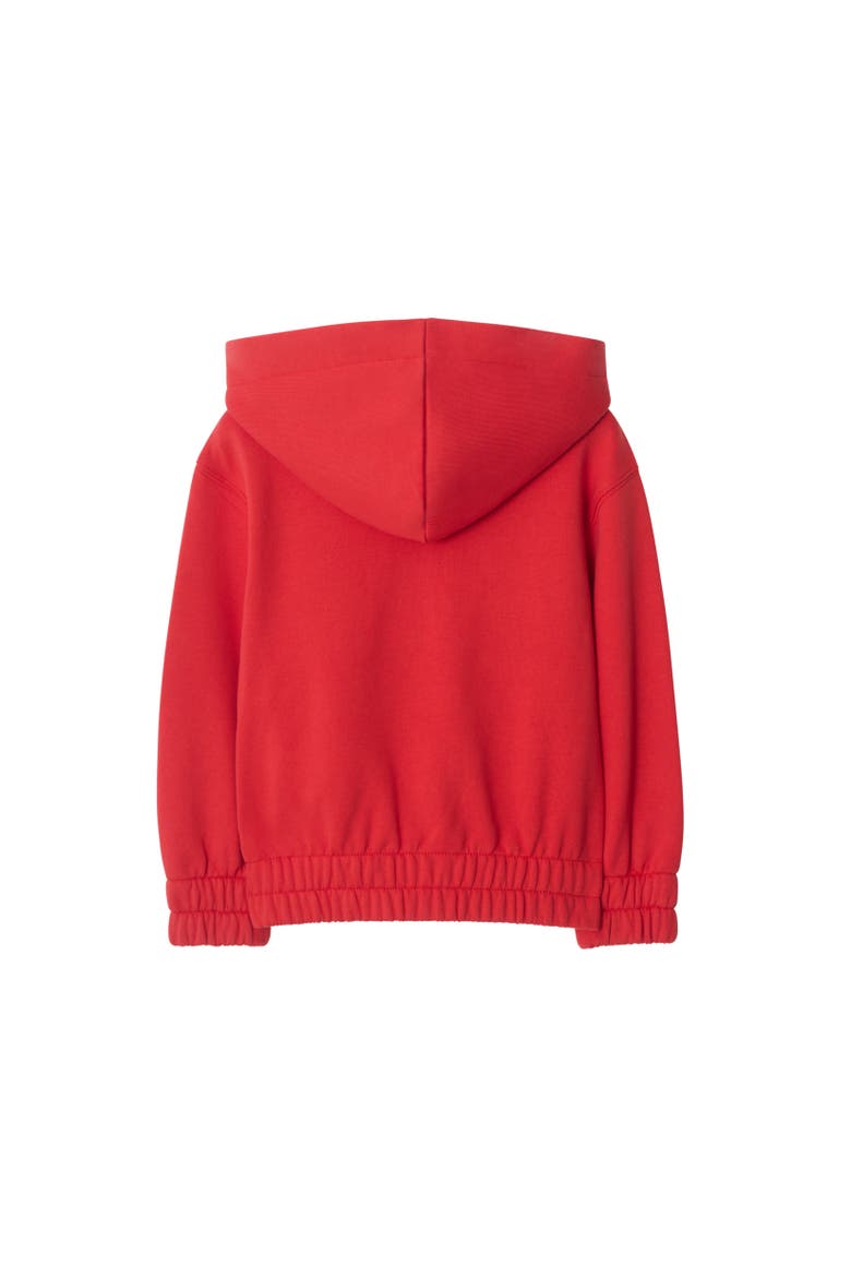 Knight Cotton Zip Hoodie, Alternate, color, Crayon red