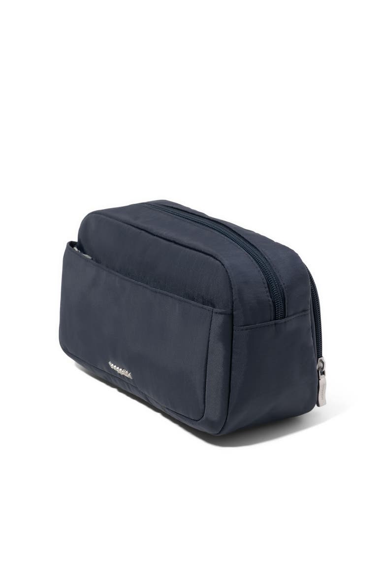 Pocket Cosmetic Bag with Brush Organization, Alternate, color, FRENCH NAVY