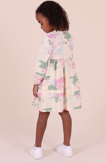 Kids' World Tour Stretch Cotton Dress