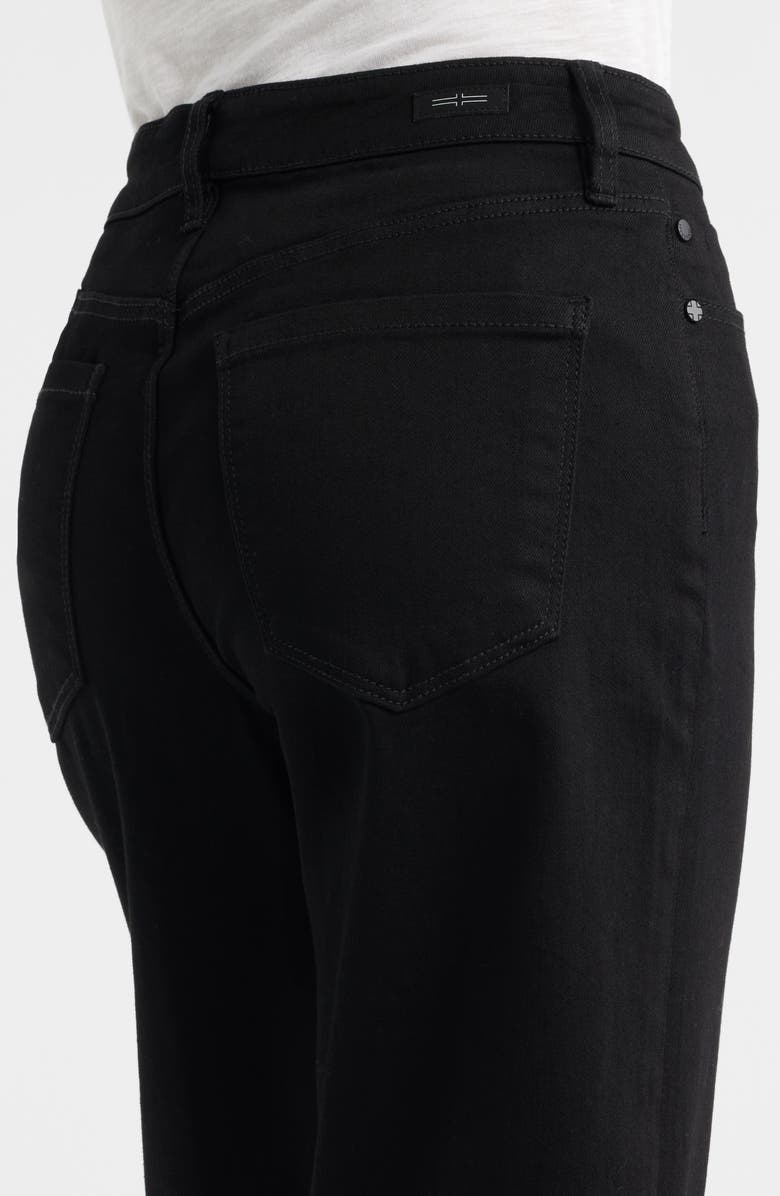 Liverpool Los Angeles Stride High Waist Wide Leg Jeans, Alternate, color, Black Rinse