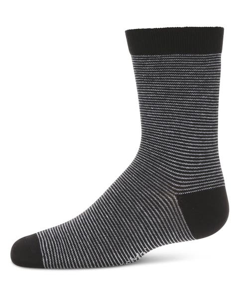 Horizontal Stripe Crew Socks (Big Kid)