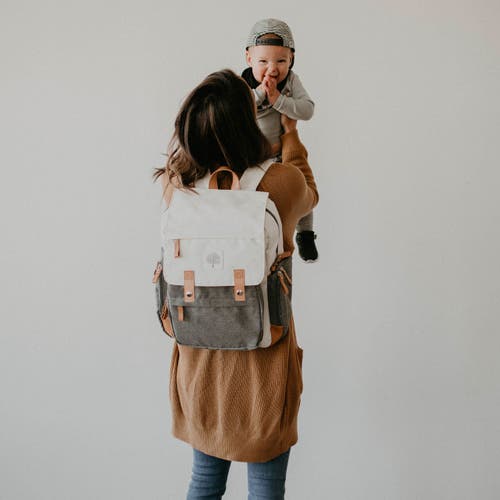 Parker Baby Co. Birch Bag Diaper Backpack In Cream