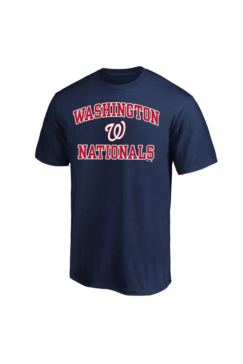 Men's Profile  Navy Washington Nationals Big & Tall Heart & Soul T-Shirt, Alternate, color, Navy