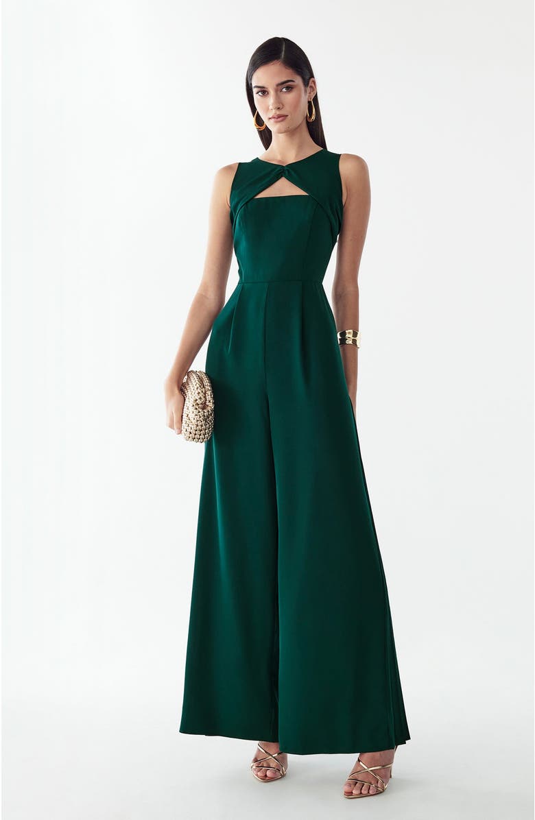 BWLDR Heather Jumpsuit, Alternate, color, Emerald