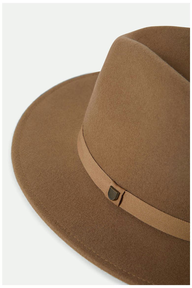 Messer Packable Wool Fedora, Alternate, color, KHAKI/ KHAKI