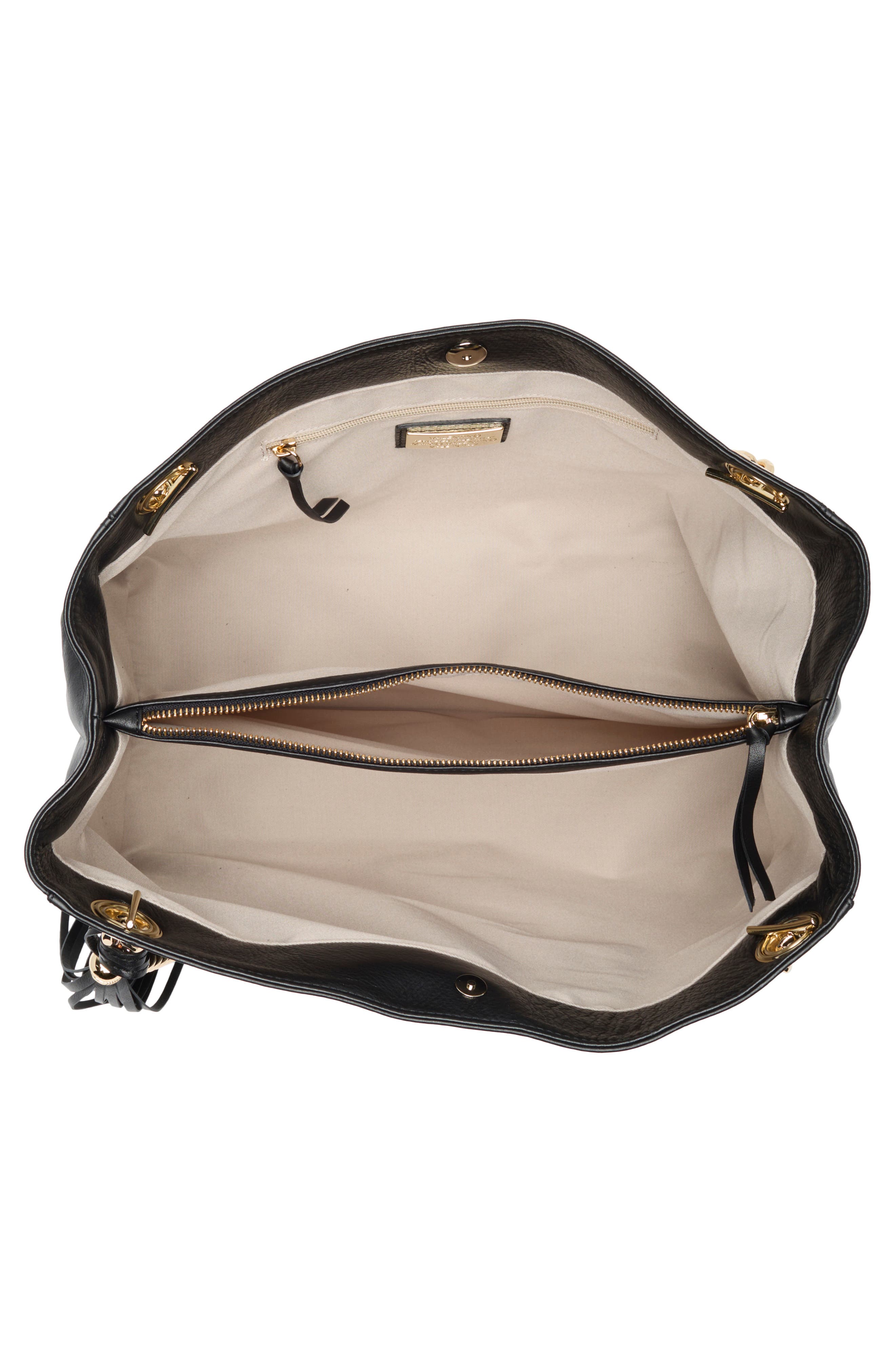 VALENTINO BY MARIO VALENTINO Verra Signature Leather Tote Bag, Alternate, color, 