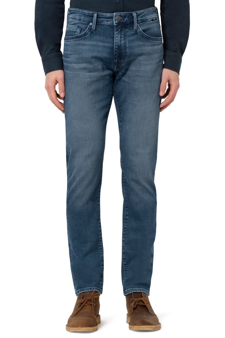 Zach Straight Leg Jeans, Main, color, MID TONAL ACTIVE COMFORT