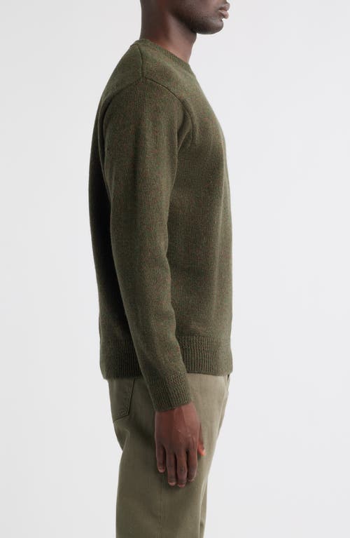 Pendleton Wool Crewneck Sweater In Green