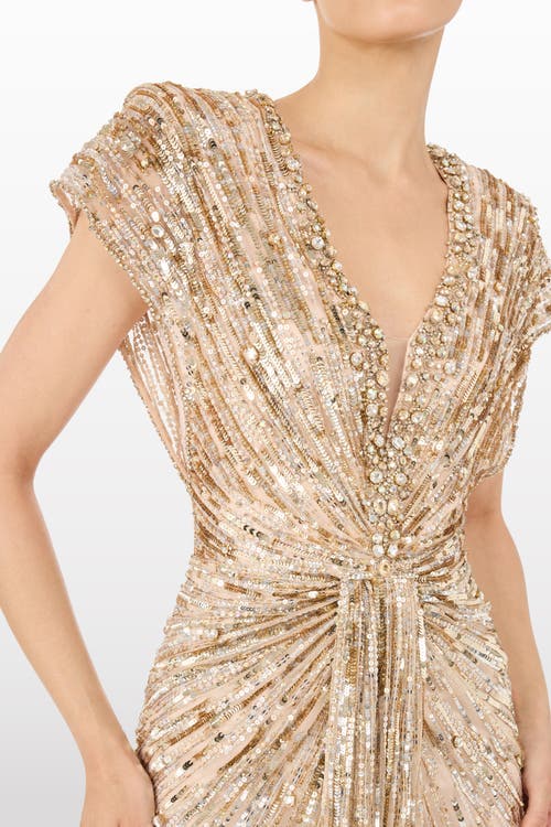 Jenny Packham Lacie Maxi Dress In Neutral