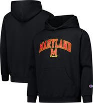 Champion Youth Champion Black Maryland Terrapins Campus Pullover Hoodie