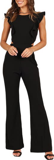 Angelus Asymmetric One-Shoulder Jumpsuit