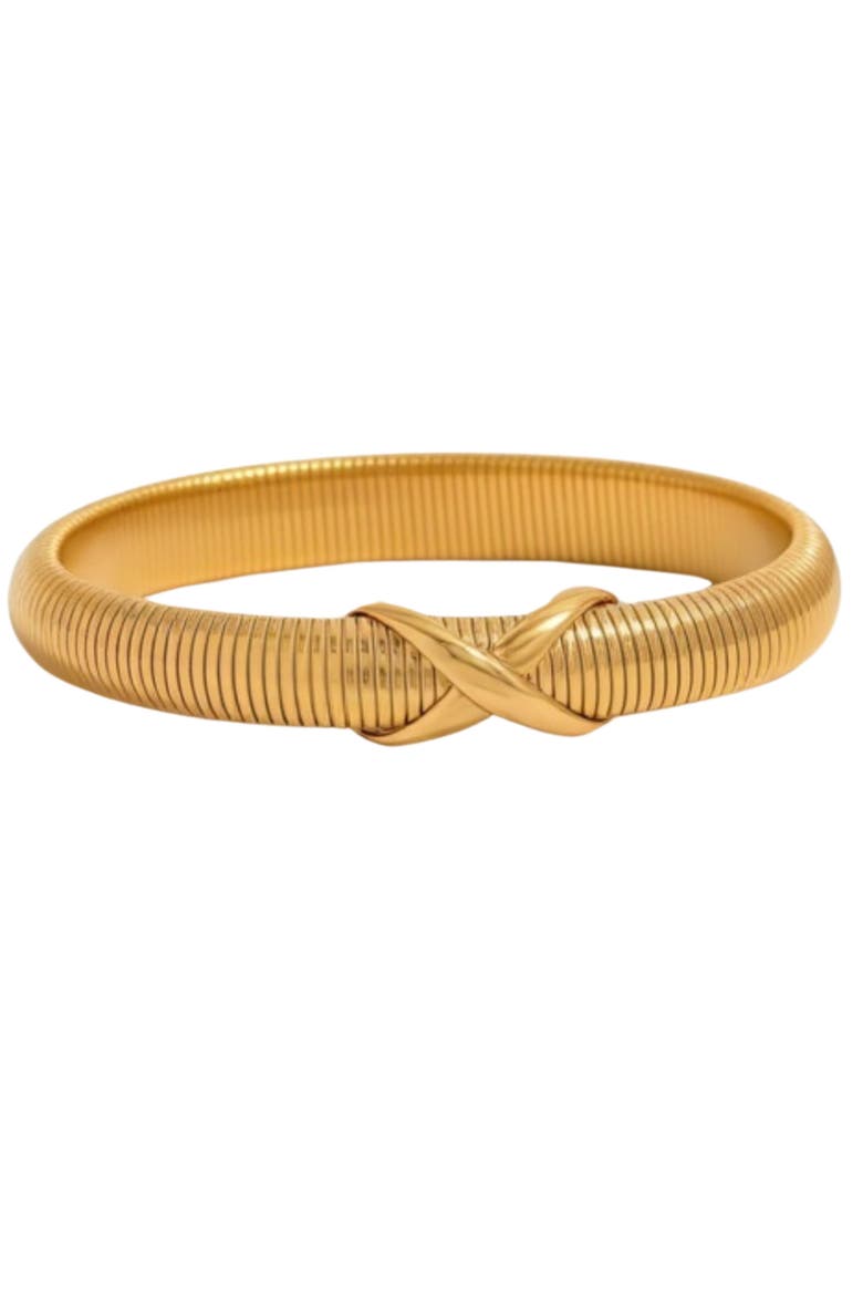 Waterproof Love Twist Bracelet, Main, color, GOLD