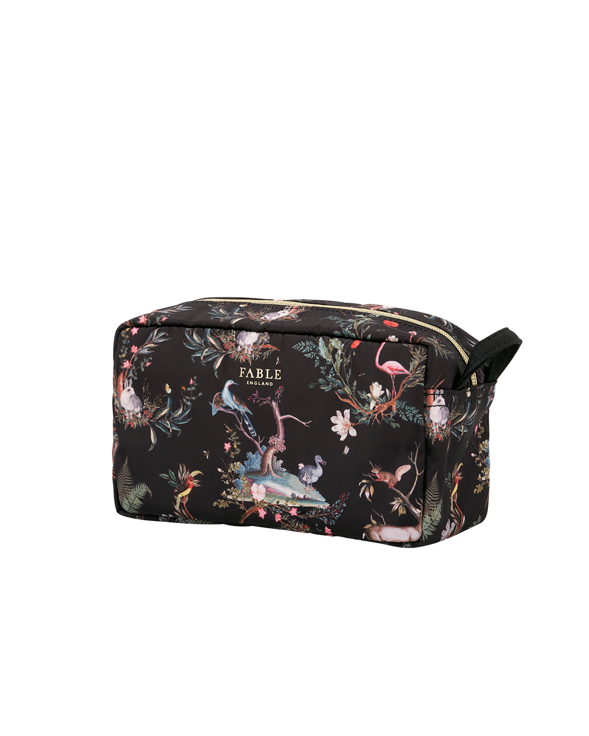 Fable England Wonderland Wash Bag, Alternate, color, Black