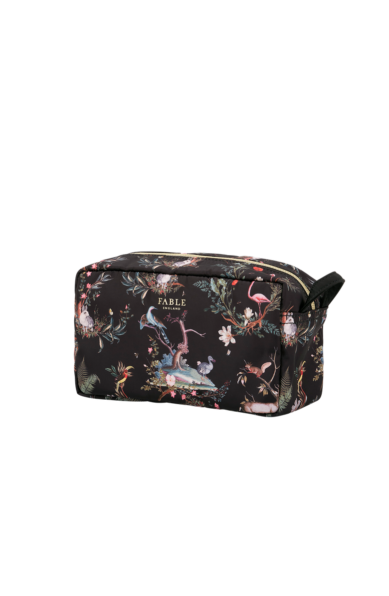 Fable England Wonderland Wash Bag, Alternate, color, Black