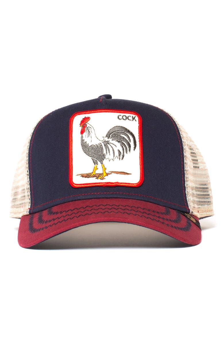 Goorin Bros. The Cock Trucker Hat, Alternate, color, Navy