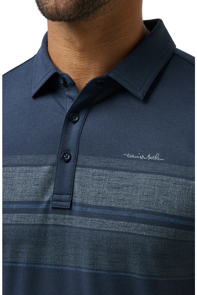 Strictly Speaking Chest Stripe Polo, Alternate, color, TOTAL ECLIPSE