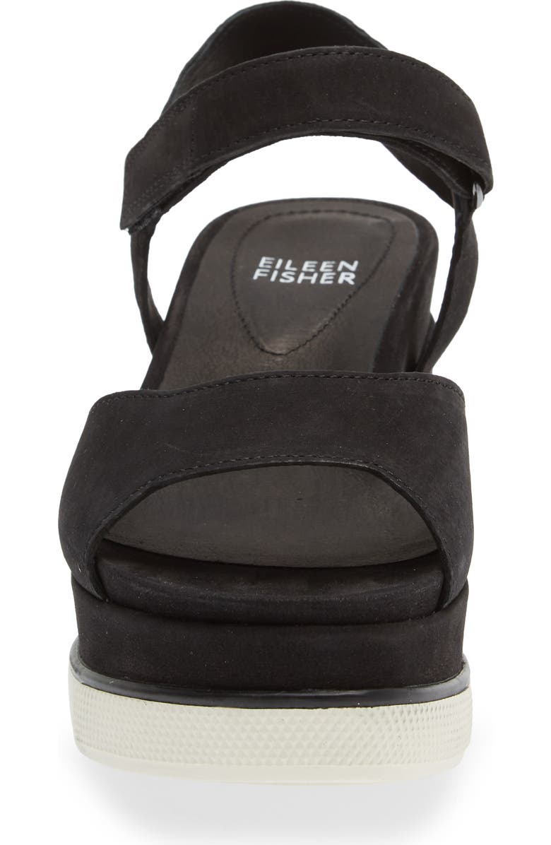 Eileen Fisher Beck Platform Wedge Sandal, Alternate, color,