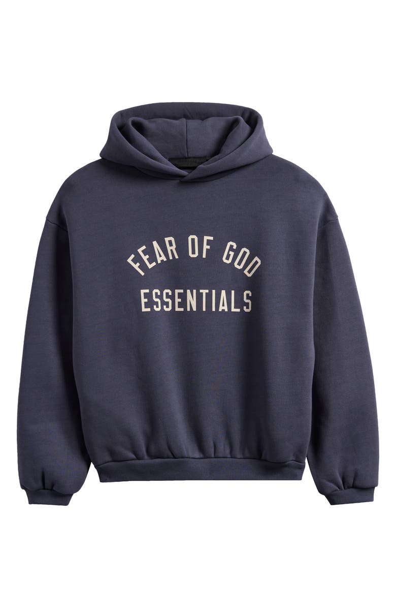 Fear of God Essentials Kids' Oversize Cotton Blend Fleece Hoodie, Main, color,