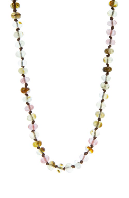 Marlyn Schiff Semiprecious Bead Necklace In Multi
