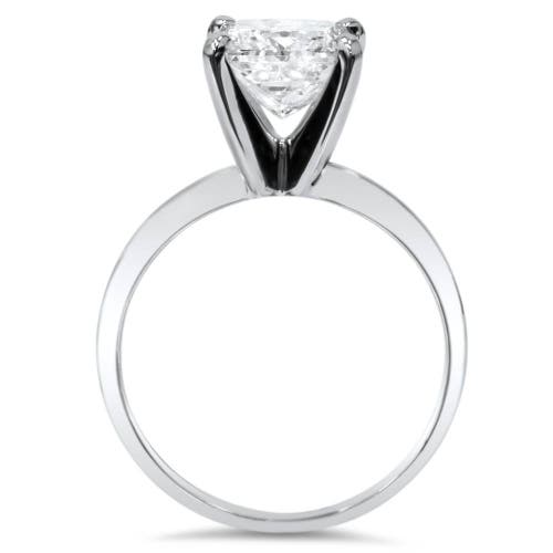 Bliss Diamond 1ct Lab Grown Diamond Solitaire Engagement Ring Gold In 14k White Gold