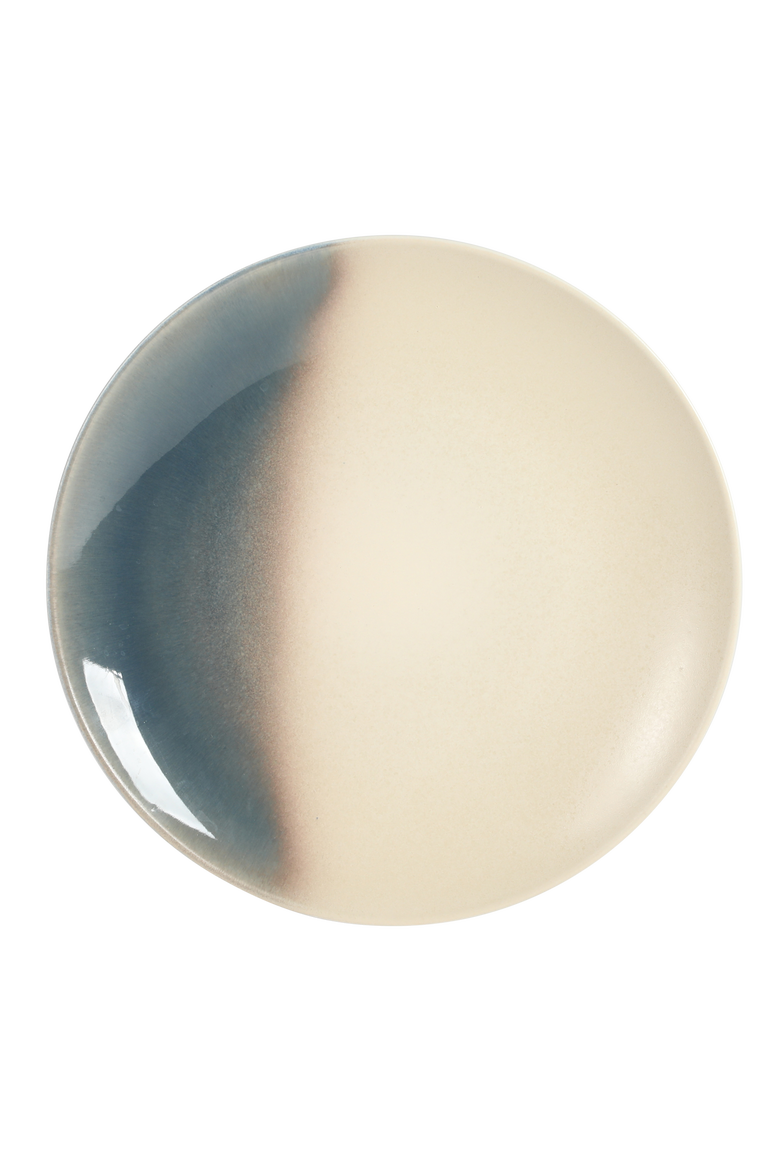 Crescenton 12-Piece Round Reactive Glaze Stoneware Dinnerware Set, Alternate, color, Blue