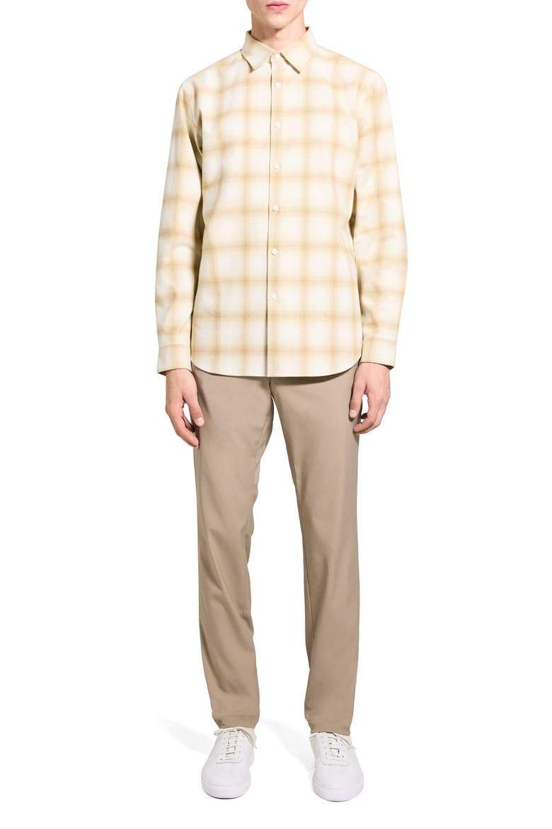 Irving Fade Flannel Shirt, Alternate, color, NATURAL MULTI