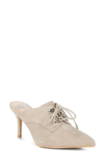 Rag & Co Miladi Stiletto Mule In Beige