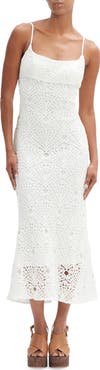 Bardot Adoni Fan Lace Midi Slipdress