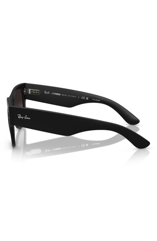 Ray Ban Ray-ban Mega Wayfarer Liteforce 50mm Polarized Square Sunglasses In Sand Black