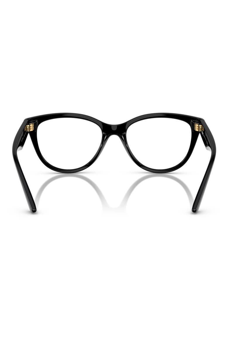 54mm Cat Eye Optical Glasses, Alternate, color, BLACK
