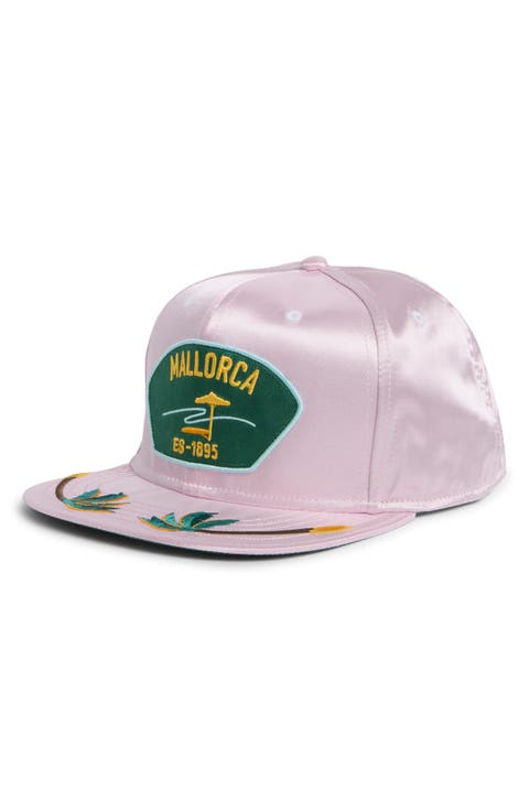 Mallorca Patch Satin Trucker Cap