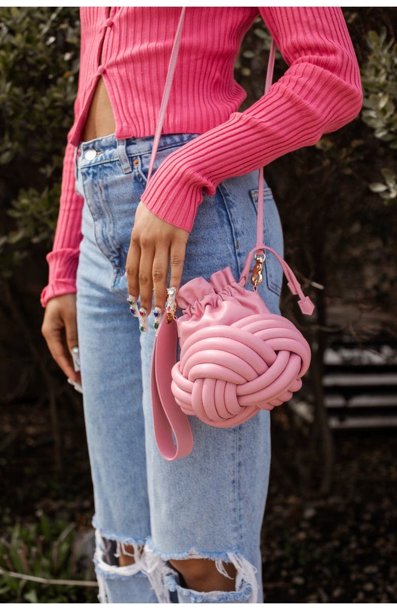 Fini Knurly Handbag - Mauve, Alternate, color, Mauve