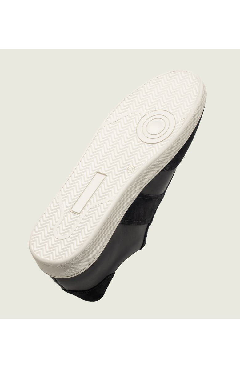 Jack Erwin Kendrick Leather T-Toe Sneaker, Alternate, color, Black Suede