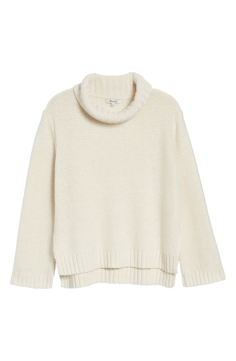 Madewell Flecked Turtleneck Sweater, Alternate, color,