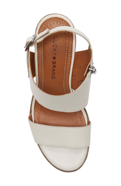 Lucky Brand Dinzin Ankle Cuff Sandal In Tusk