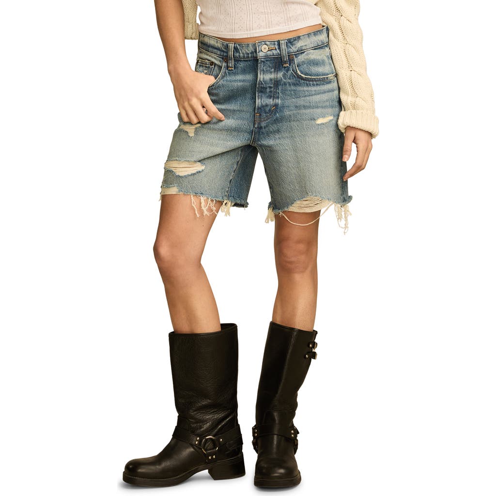 LUCKY BRAND LUCKY BRAND '90S LOOSE CUTOFF DENIM SHORTS