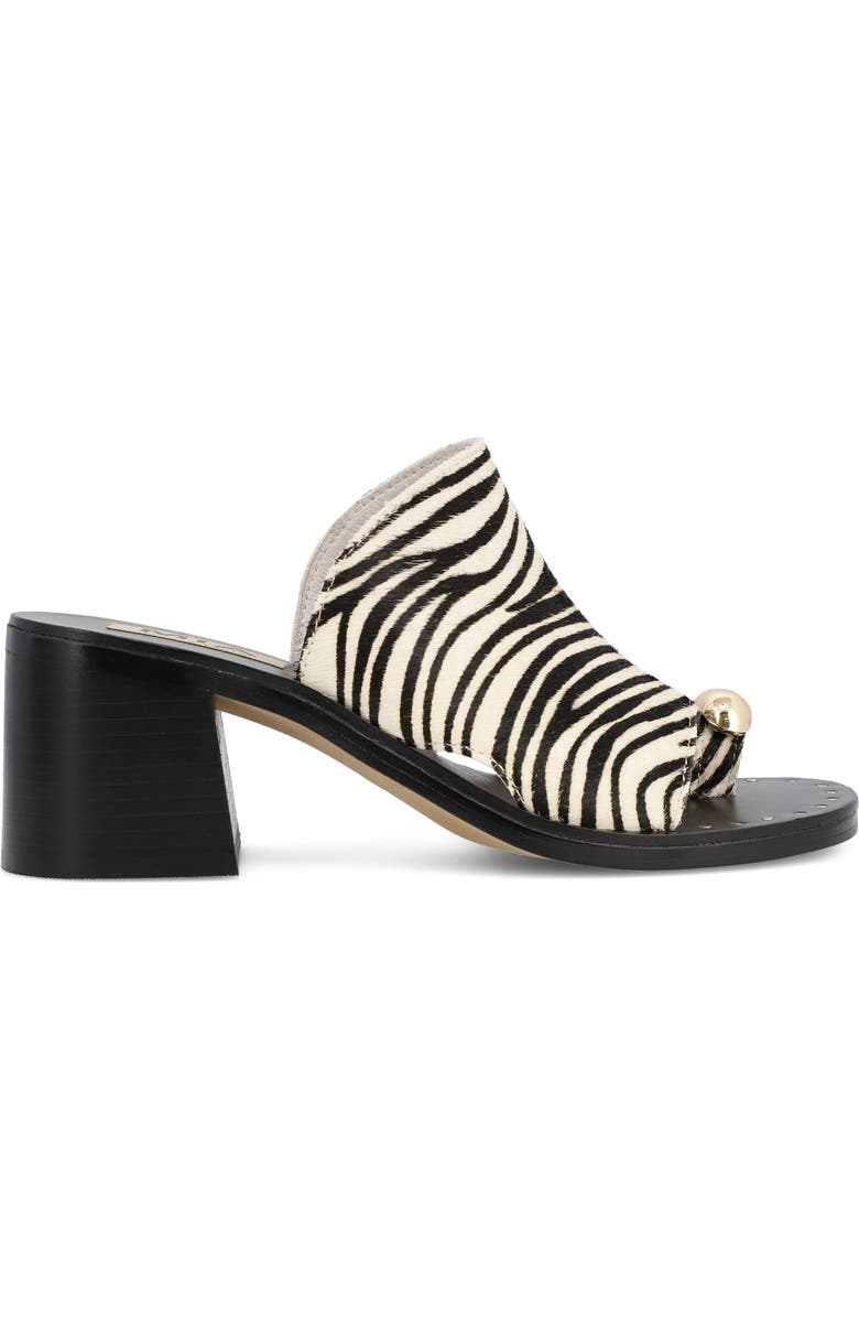 MIA Nikita Slide Sandal, Alternate, color, Zebra/ Black