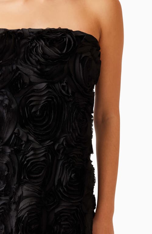 Elliatt Selena Rosette Strapless Maxi Dress