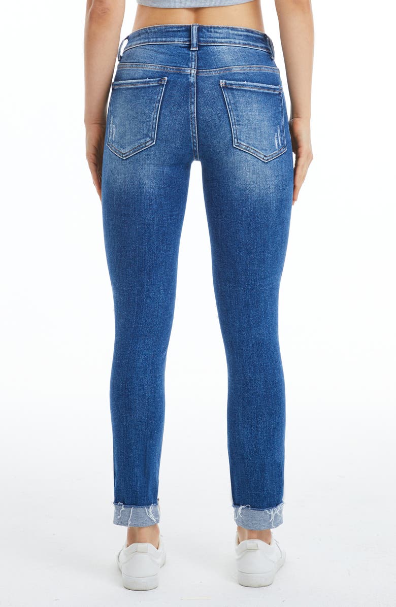 Bayeas Jojo Ripped Skinny Jeans, Alternate, color, Medium Blue