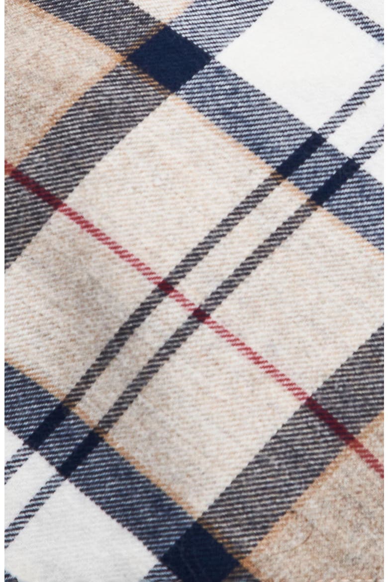 Elishaw Tartan Relaxed Fit Cotton Button-Up Shirt, Alternate, color, HESSIAN TARTAN BROWN